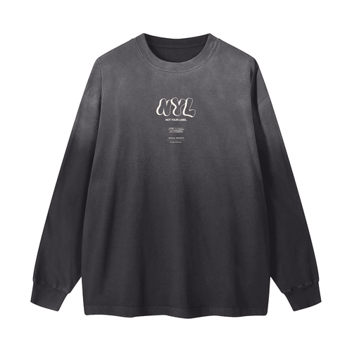 Gradient Vintage Washed Long Sleeve Tee - 270 GSM