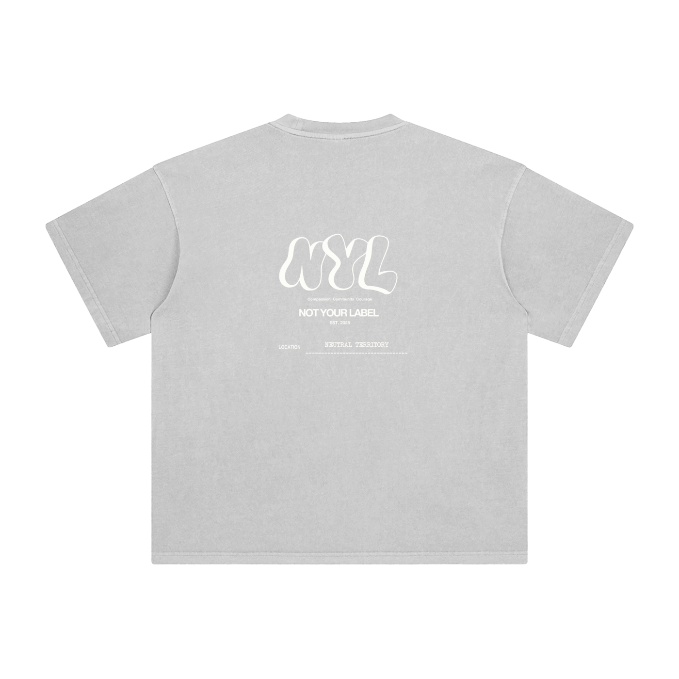 Enzyme Washed T-Shirt (Grey)