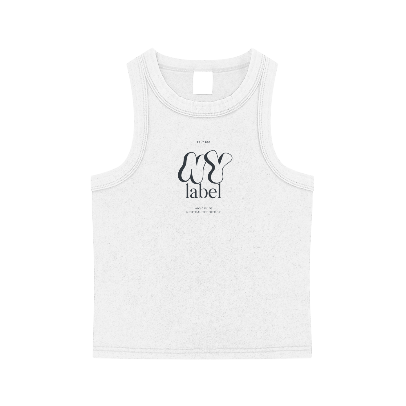 N.Y Label Snow Washed Tank Top